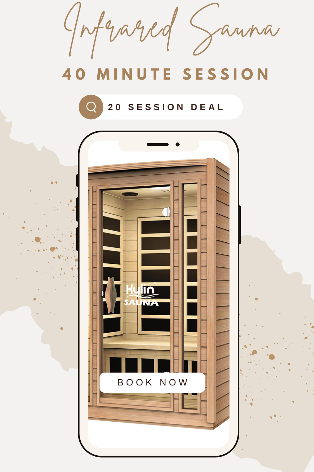 SAUNA 40 MINUTE 20 PACK DEAL